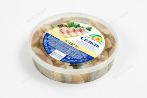 Сельдь филе-кусочки в масле, 300 г