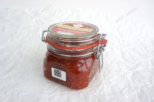 Икра лососевая зернистая соленая , 500 г